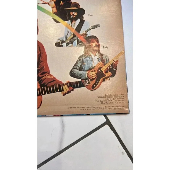 Willie Nelson The Sound In Your Mind 1976 CBS KC34092 Stereo Vinyl - Picture 6 of 9